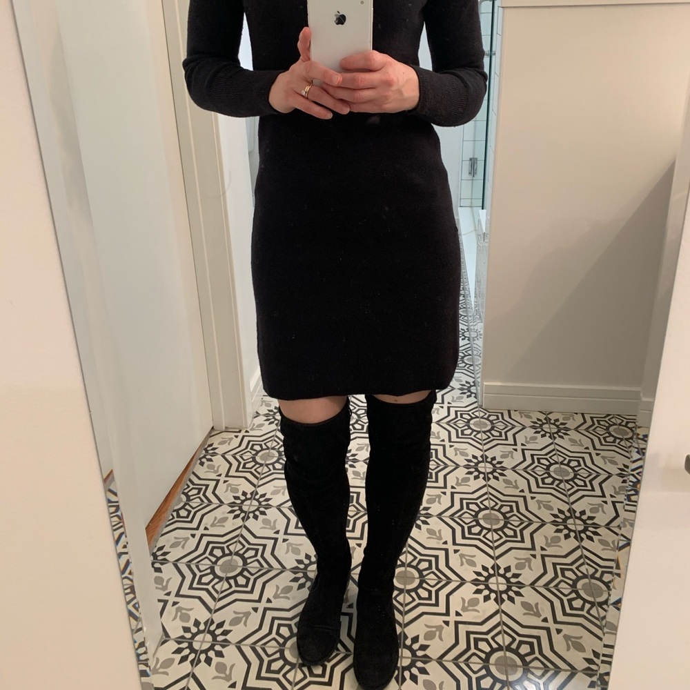 Stuart Weitzman Lowland Black Suede Boots